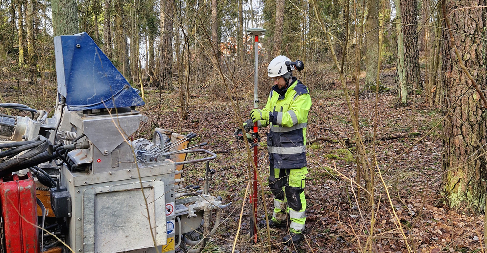 Borrning av grundvattenrör